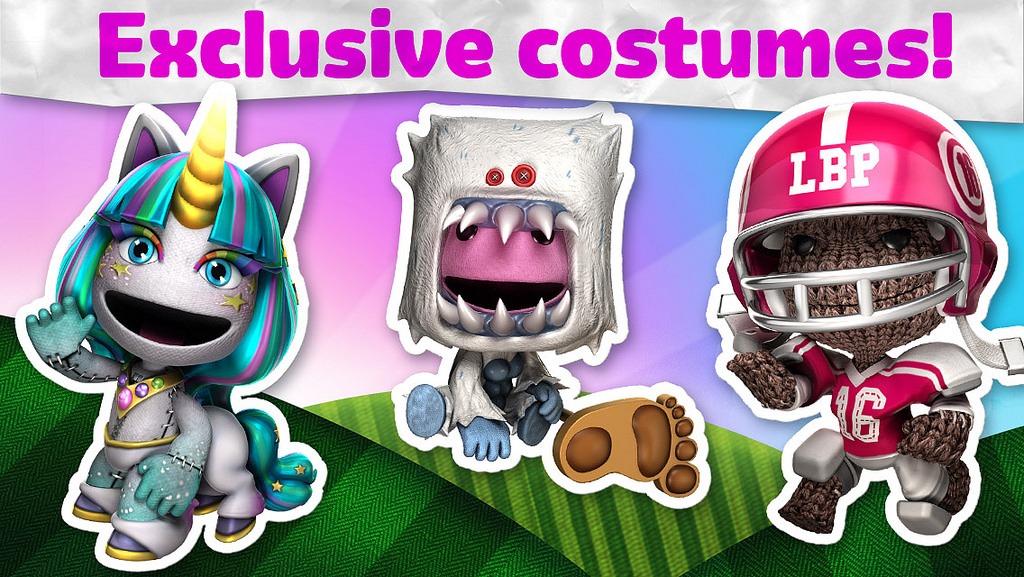 Run Sackboy! Run! Exclusive Costumes PS Vita iOS Android LittleBigPlanet 3