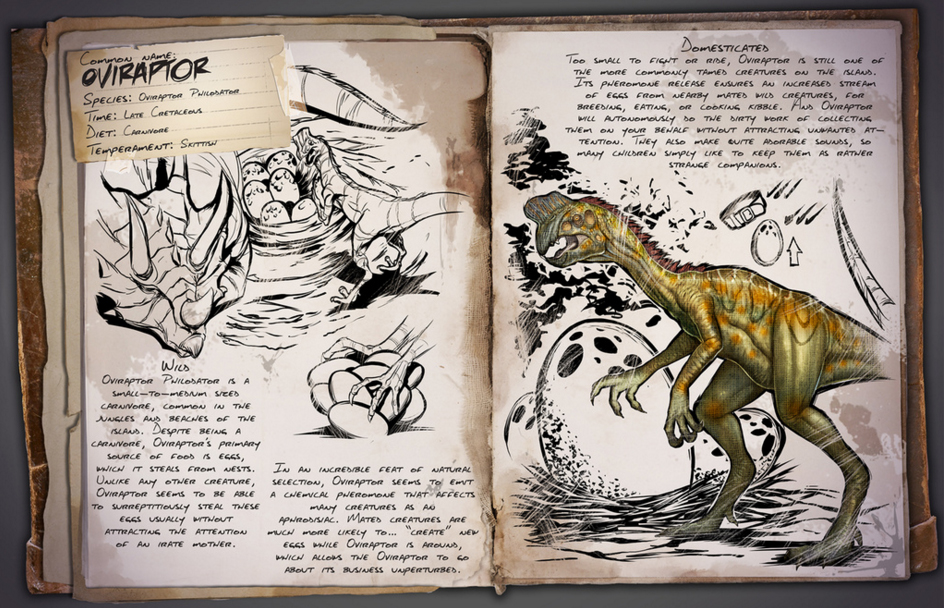 Survival Evolved Oviraptor Dossier