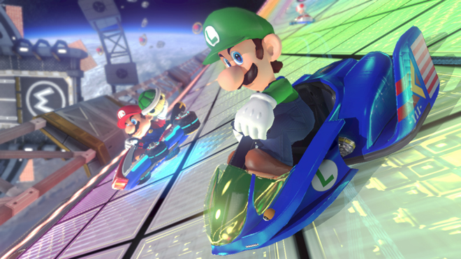 Mario Kart 8 Blue Falcon F-Zero DLC Pack Add on Content Wii U