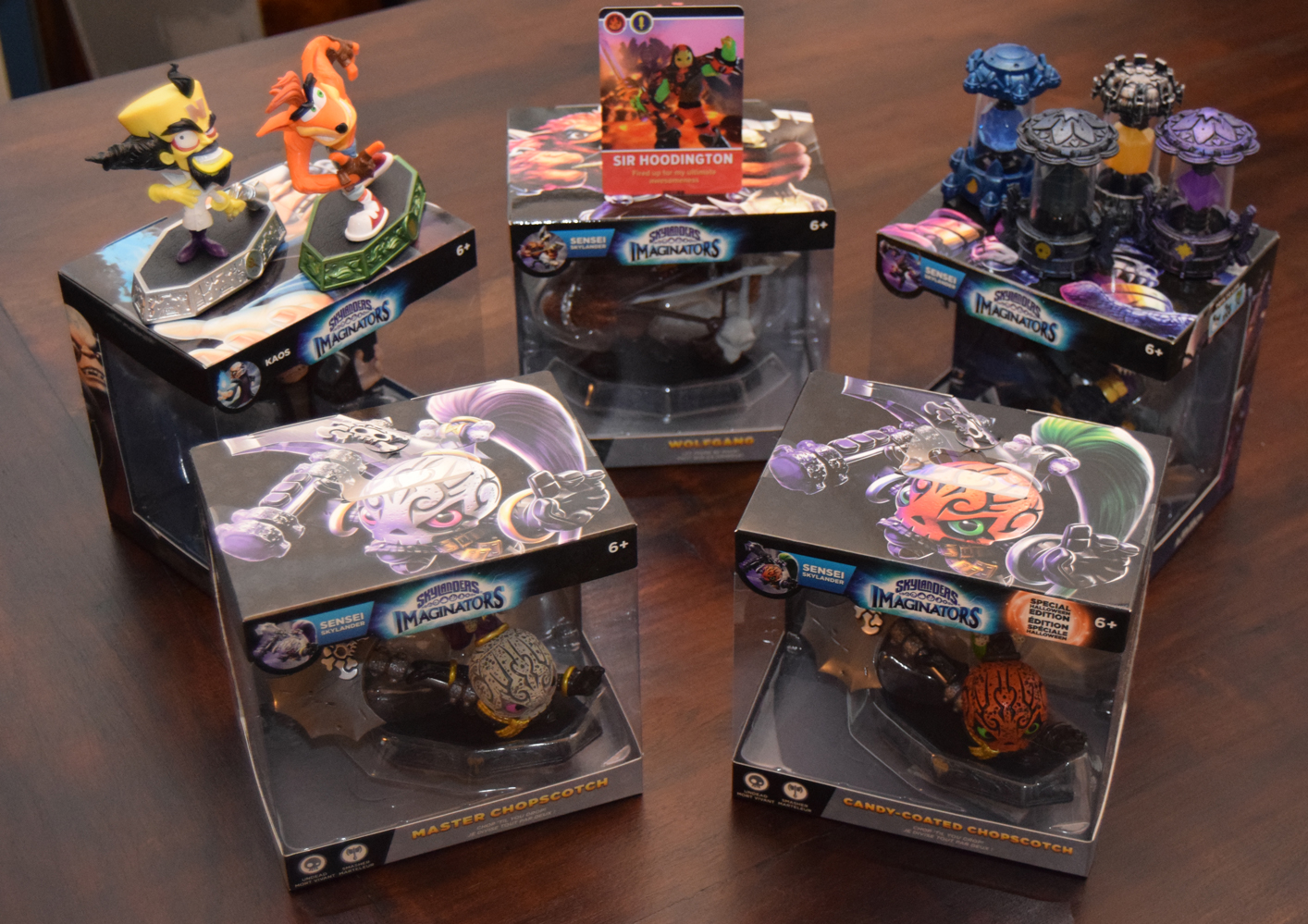 Candy-Coated Chopscotch with other Skylanders Imaginators figures