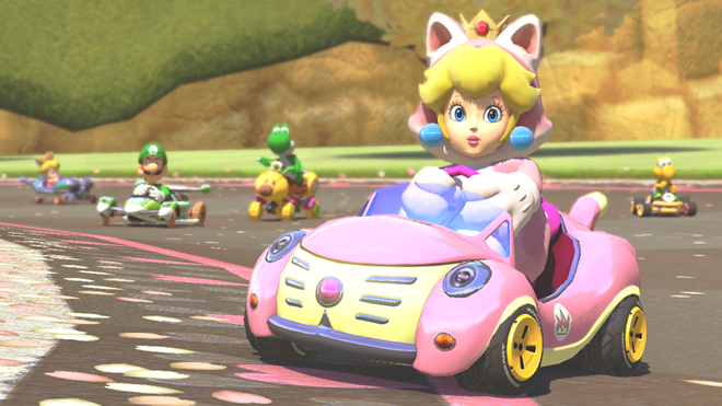 Cat Peach Mario Kart 8 DLC Add On Content Pack Wii U Nintendo