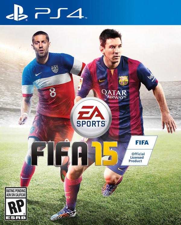 FIFA 15 Clint Dempsey PS4 Messi Cover