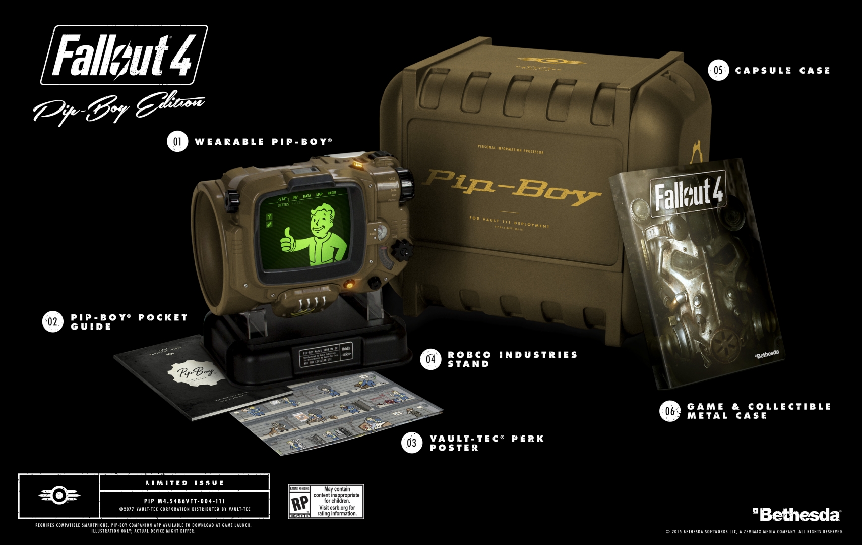 Fallout 4 Pip-Boy Edition PC Contents