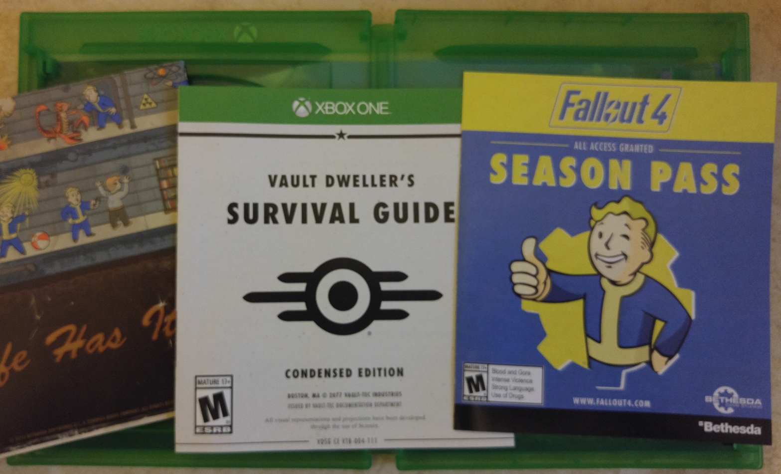 Fallout 4 PS4 poster season pass guide