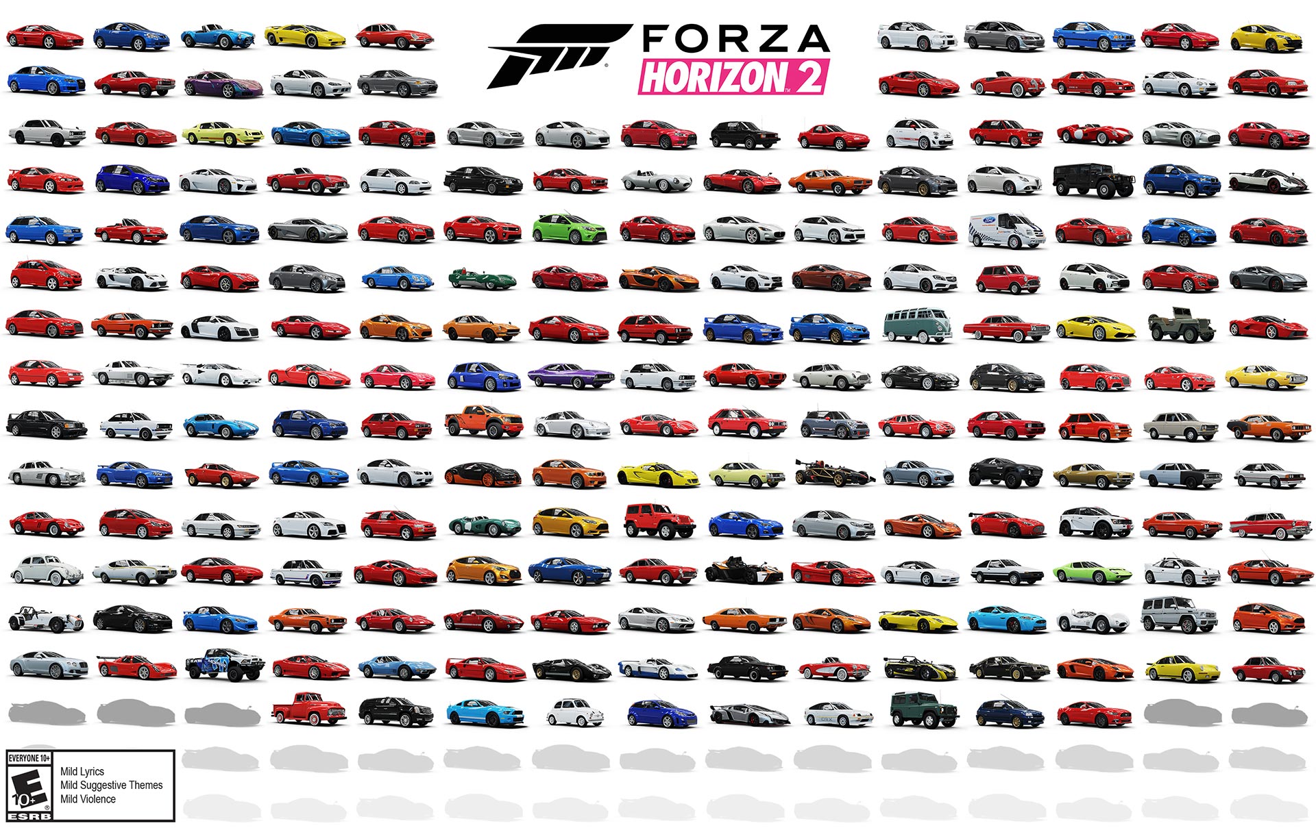 Forza Horizon 2 Full Car List Xbox One