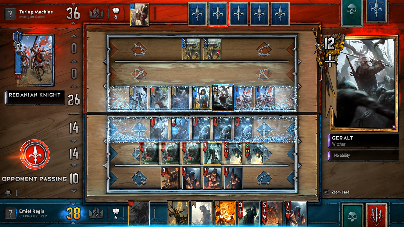 Gwent: The Witcher Card Game board