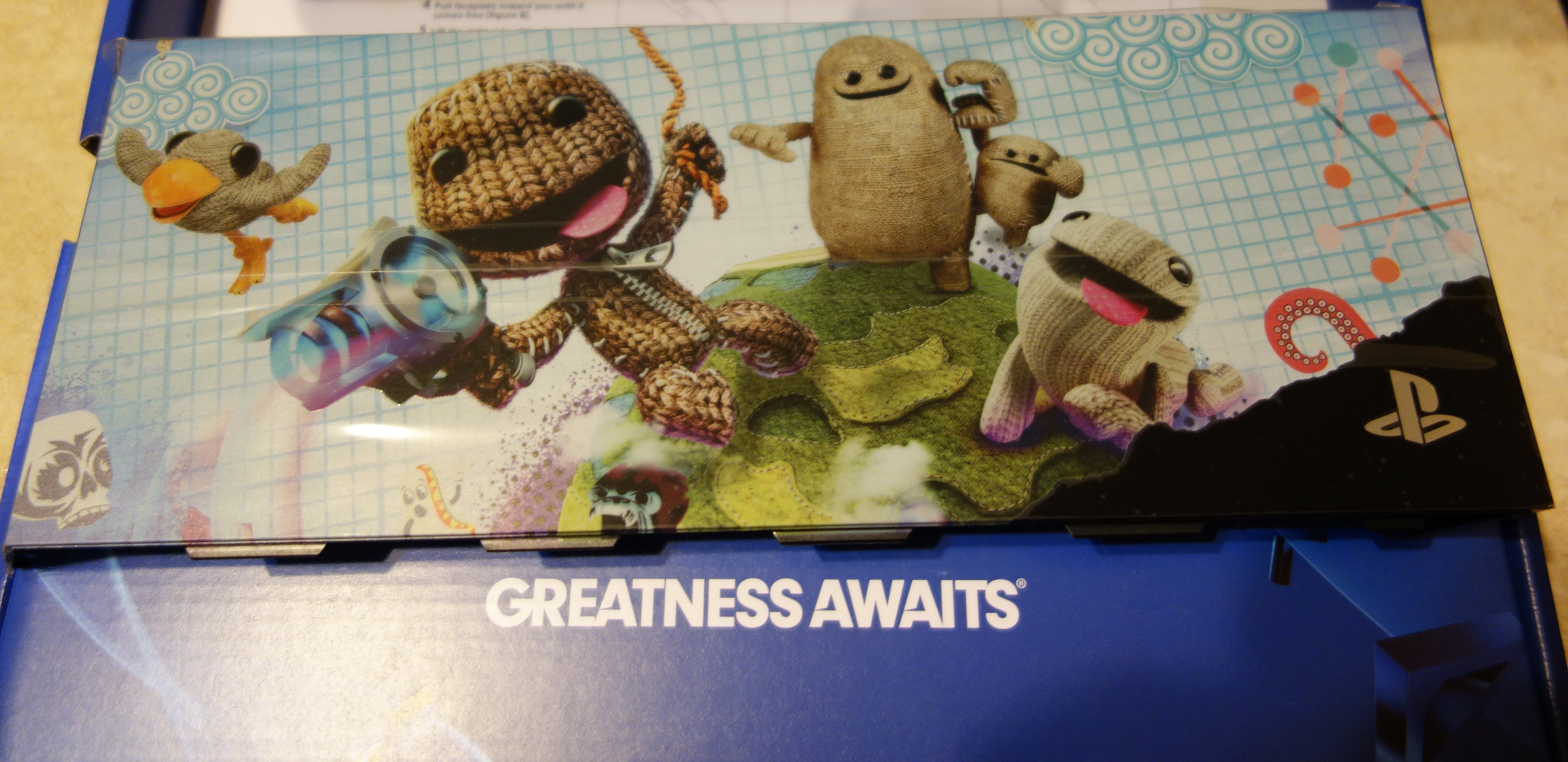 Little Big Planet 3 PS4 HDD Faceplate