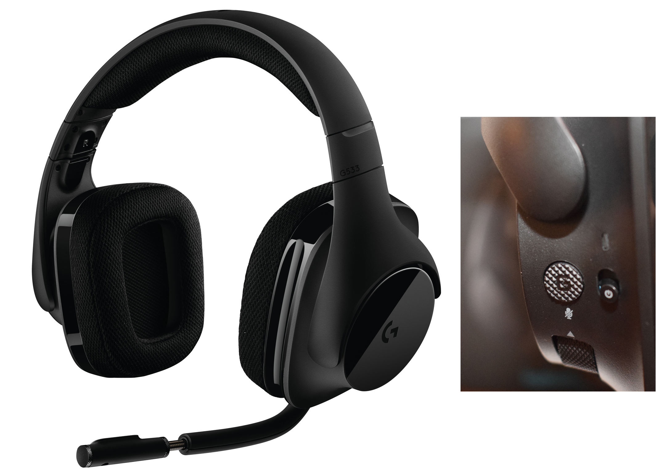 Logitech G533 Wireless Gaming DTS Headphone: X Headset