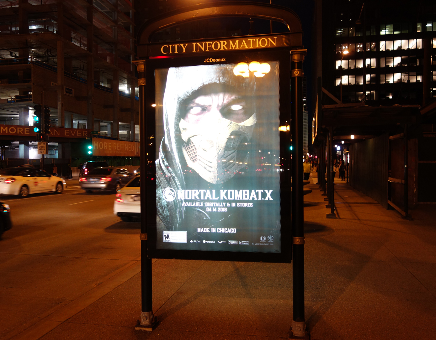 Mortal Kombat X Made in Chicago poster