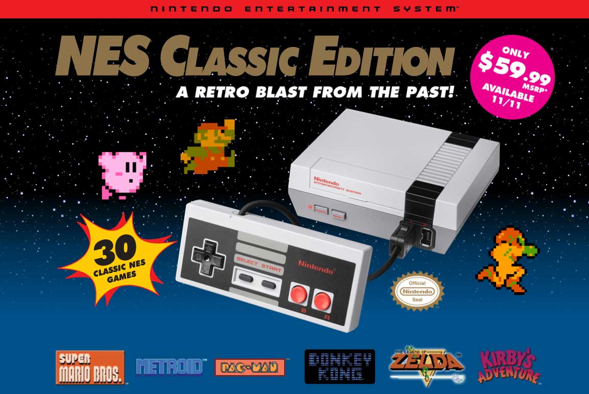 NES Classic Edition A Retro Blast form the Past Image Credit: https://www.nintendo.com/