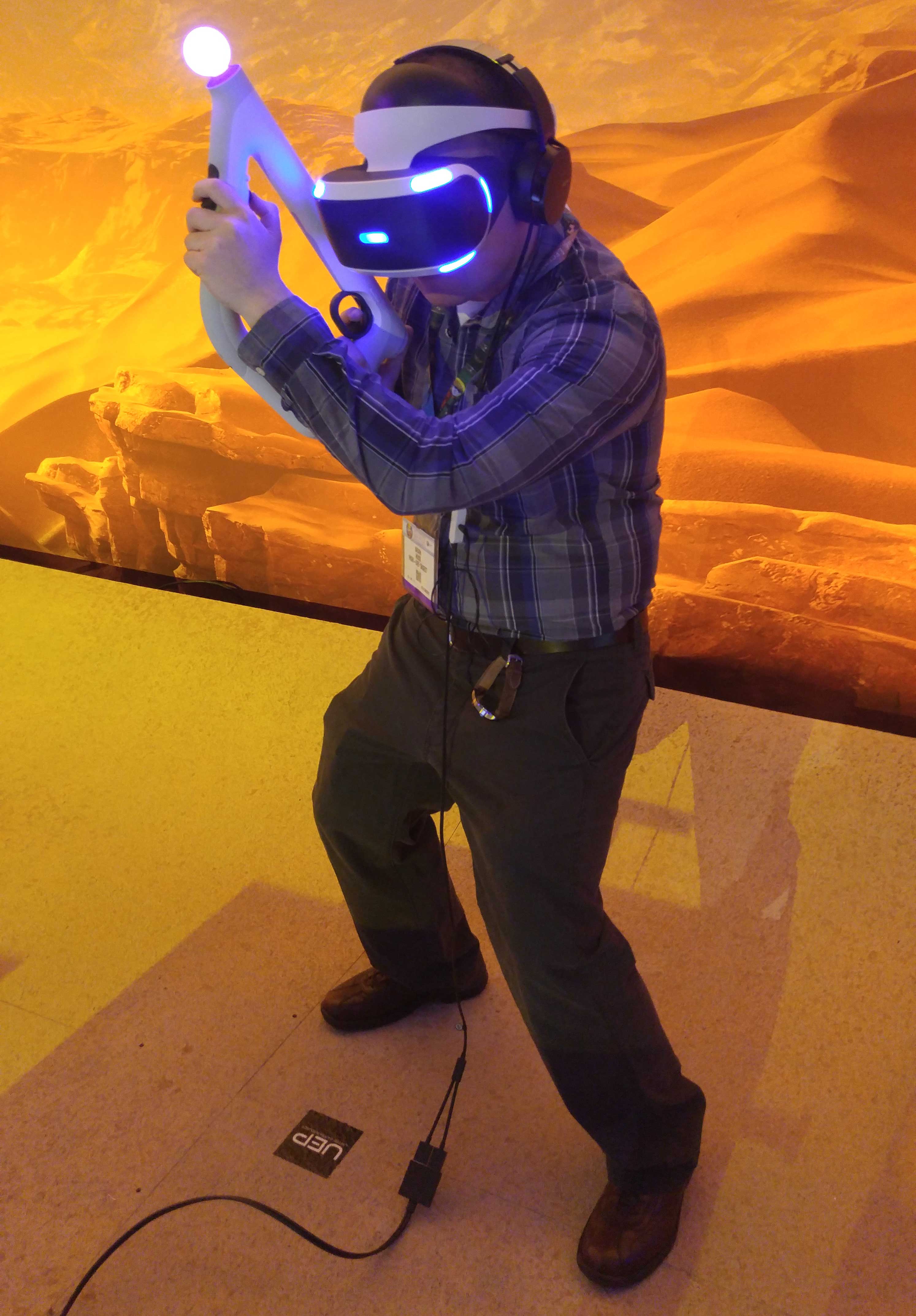 Farpoint E3 2016 PlayStation VR AIM Controller booth High-Def Digest