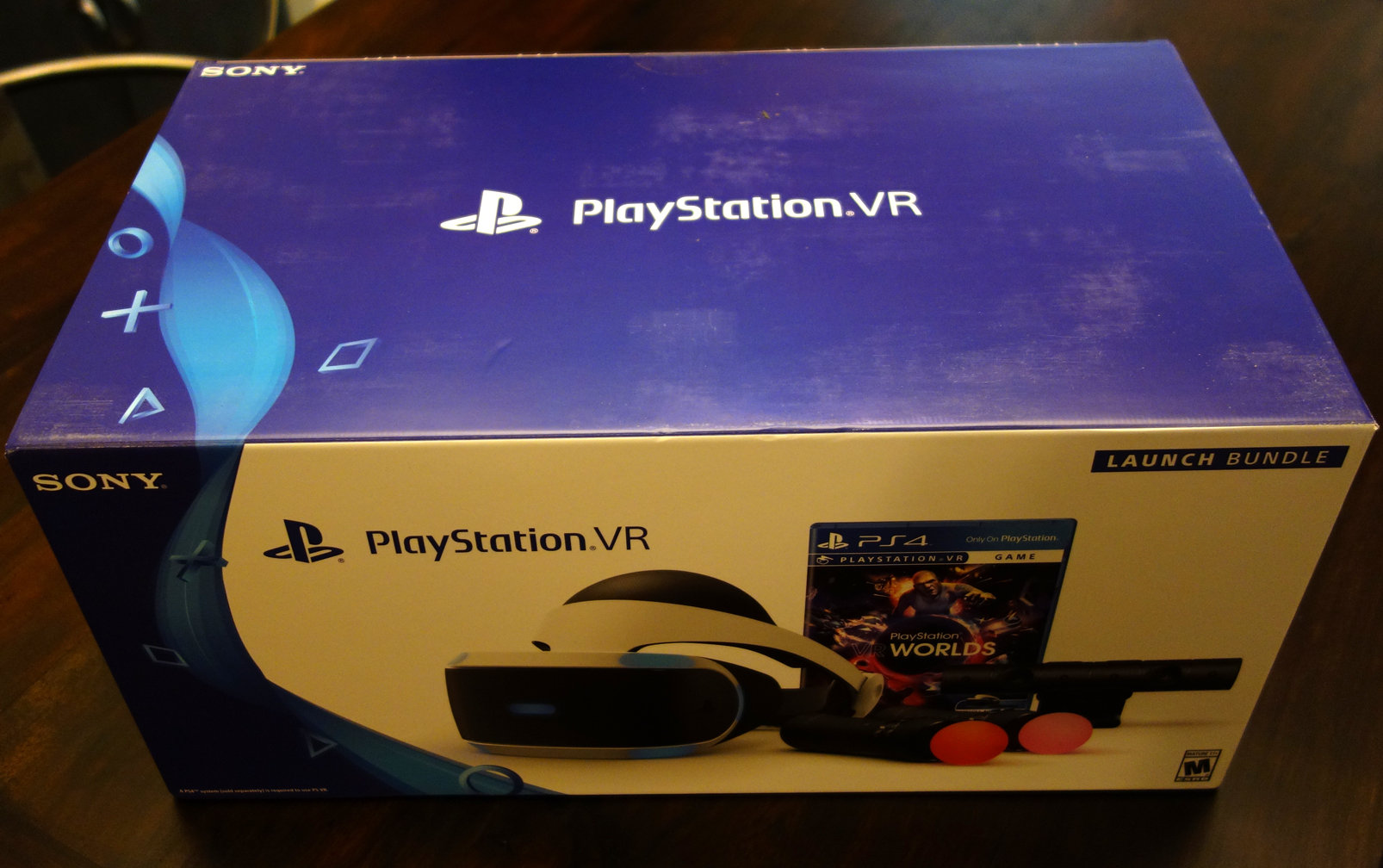 PlayStation VR Launch Bundle Unboxing Outer Box