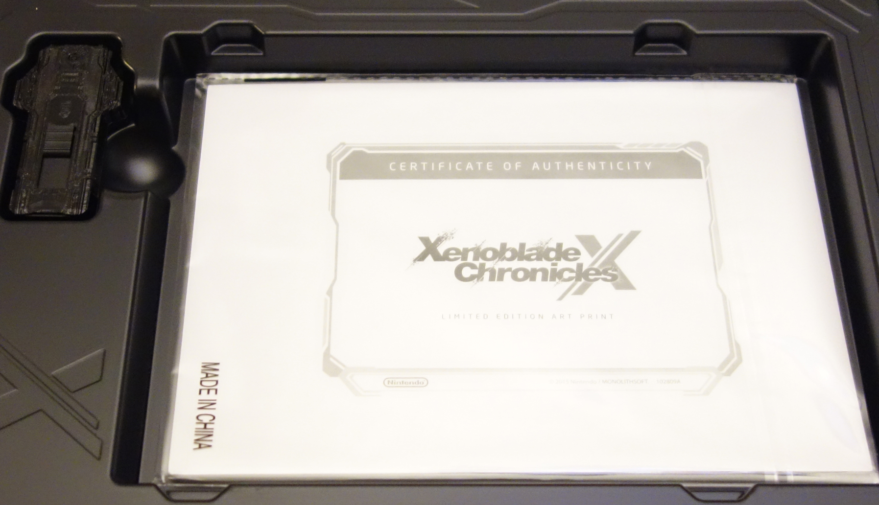 Xenoblade Chronicles X Special Edition matted print back
