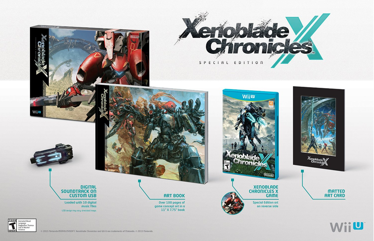 'Xenoblade Chronicles X Special Edition' Contents