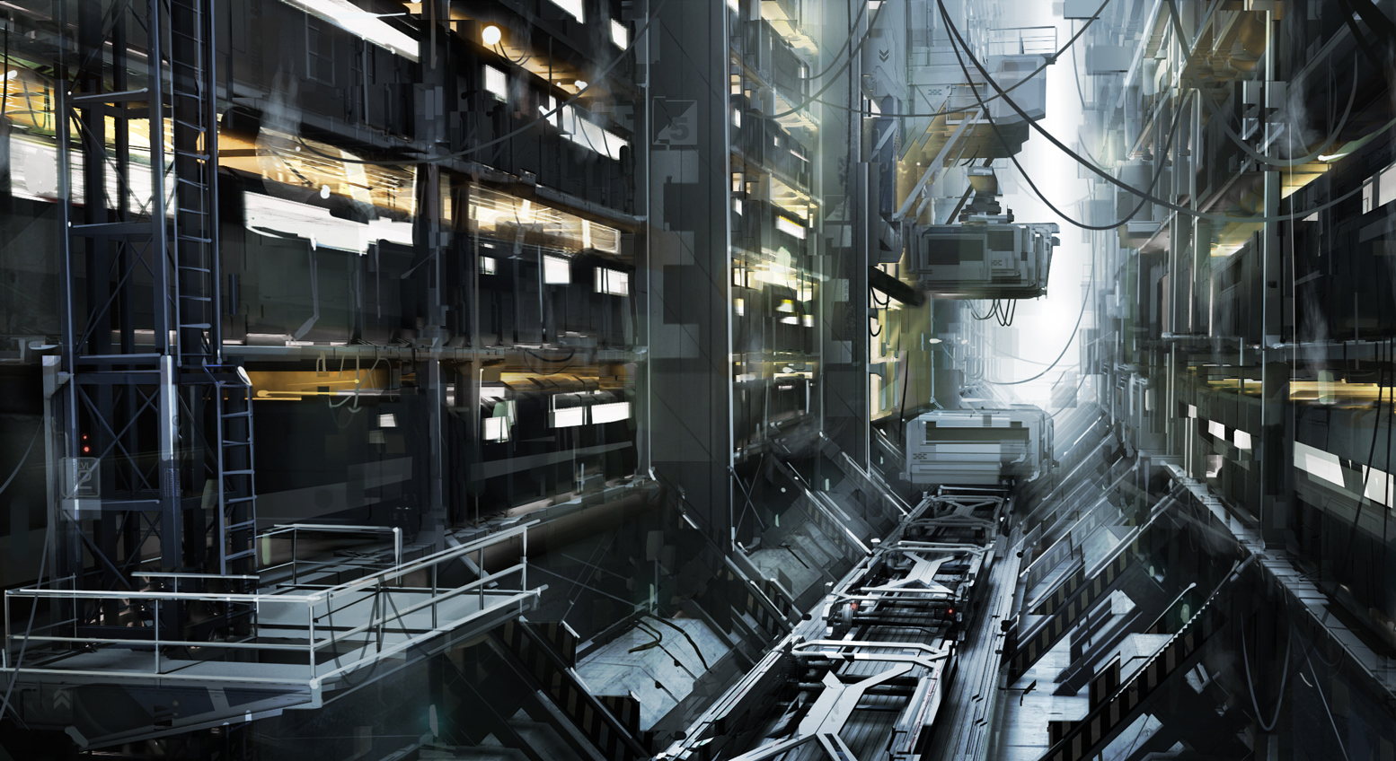 Deus Ex: Mankind Divided factory art