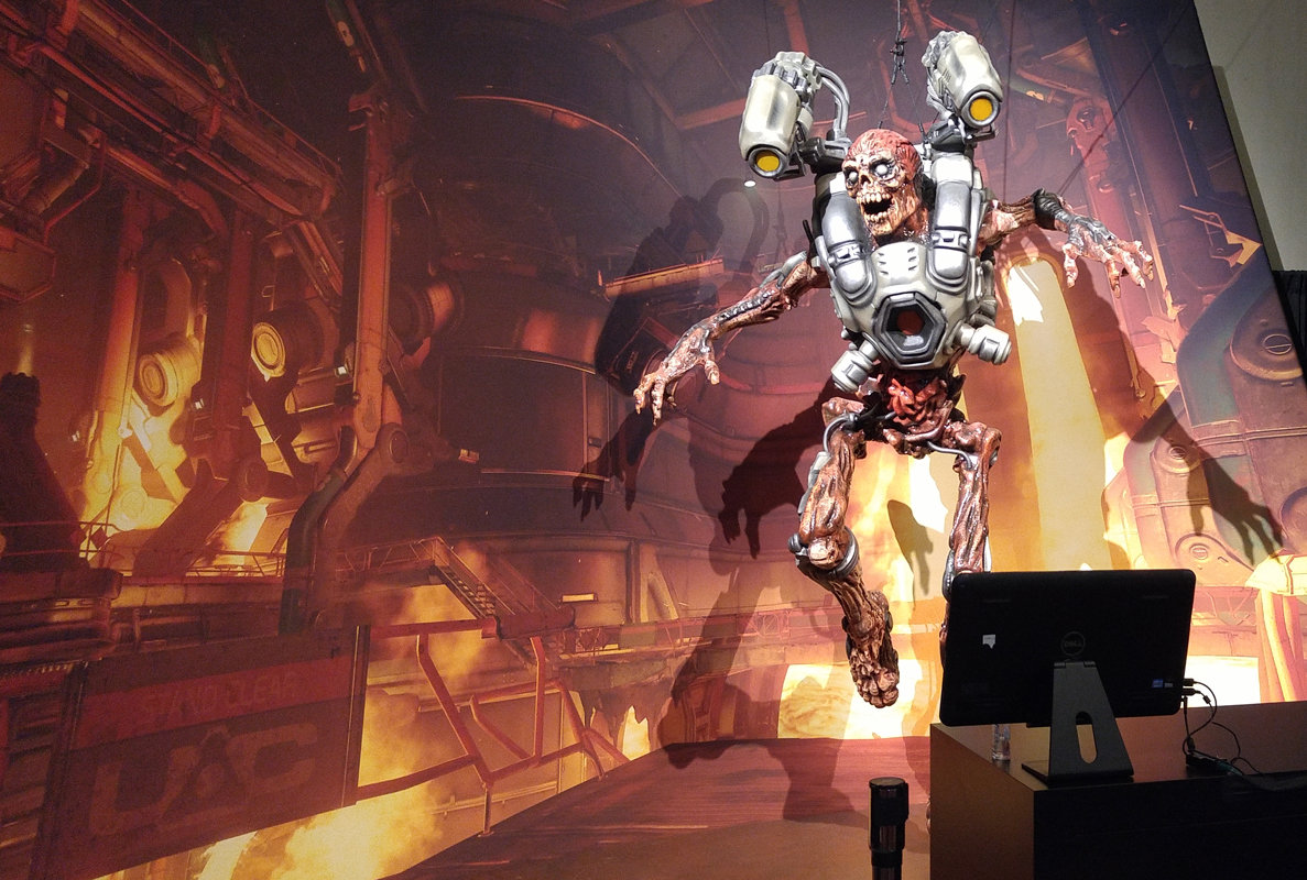 DOOM Quakecon 2015 multiplayer alpha build revenant demon 