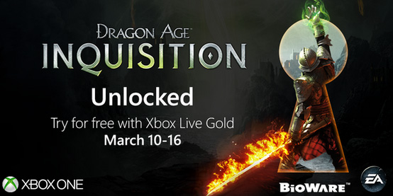 Dragon Age: Inquisition free xbox one