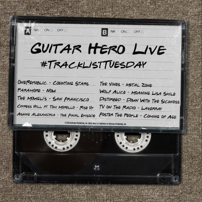 Guitar Hero Live 071415 Tracks