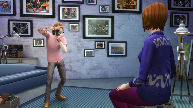 The Sims 4 Get to Work Photography